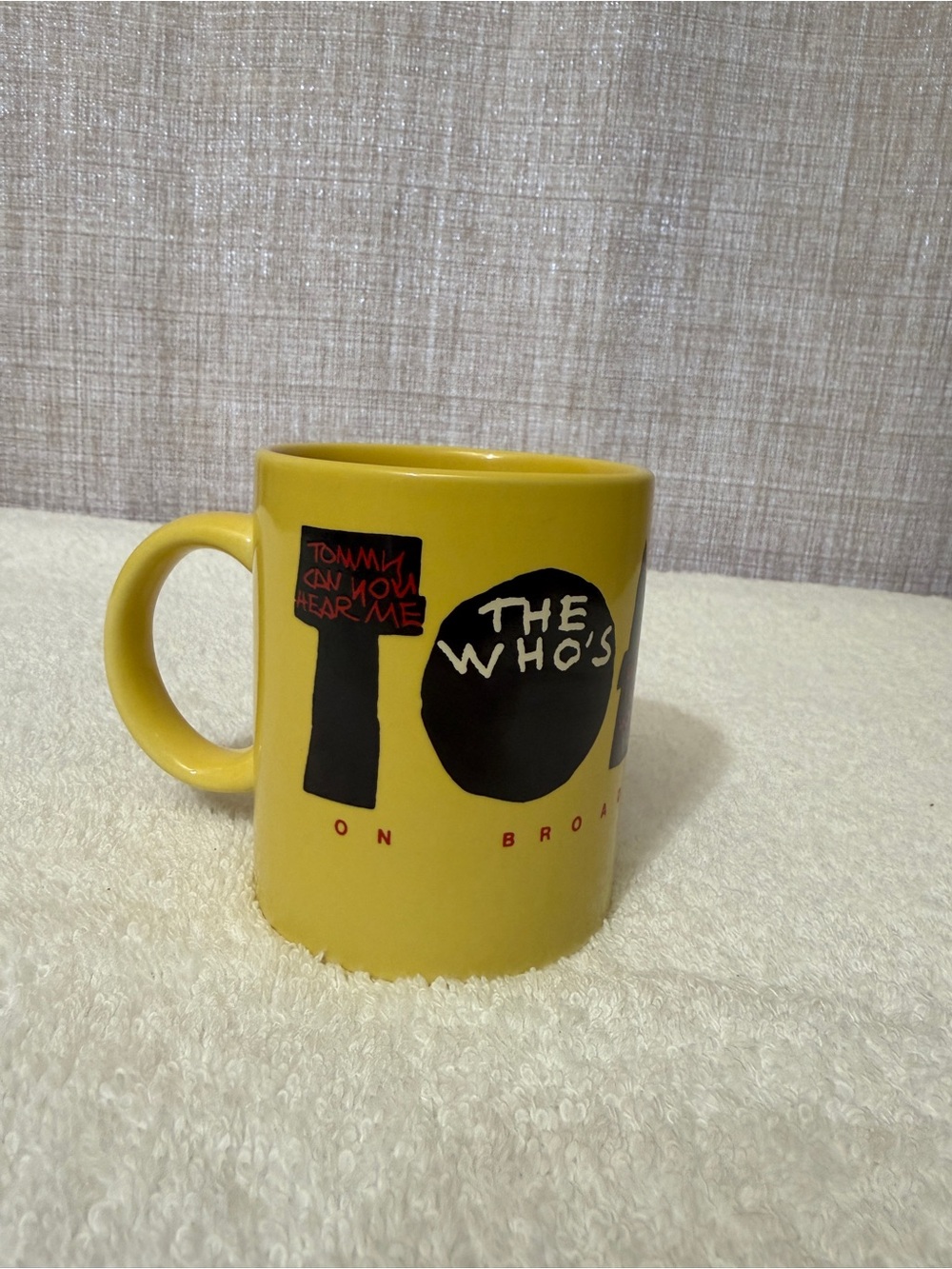 Vintage 1993 The Who's Tommy Broadway Coffee Mug Winterland Productions